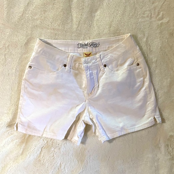 Faded Glory Pants - White jean shorts